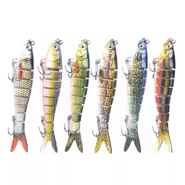 3D Multi-Section Fishing Lures Baits Saltwater Fish Lures Fishing Baits Wobbler