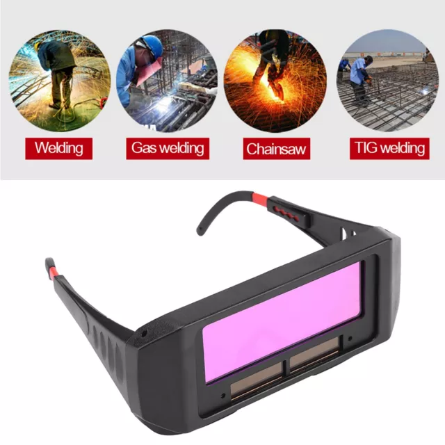 Solar Welder Schweißbrille Augen Schutz Verdunkelung Automatik Schweißmaske