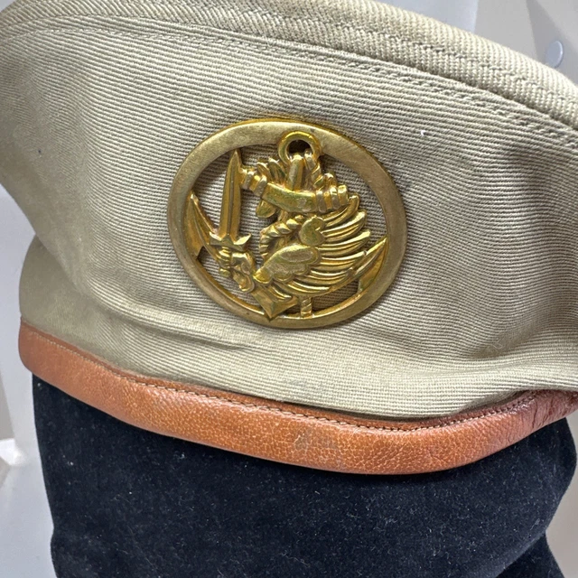 Béret Noir Troupes De Marine 1992 – Taille 55, Cavalerie, Fabrication Française