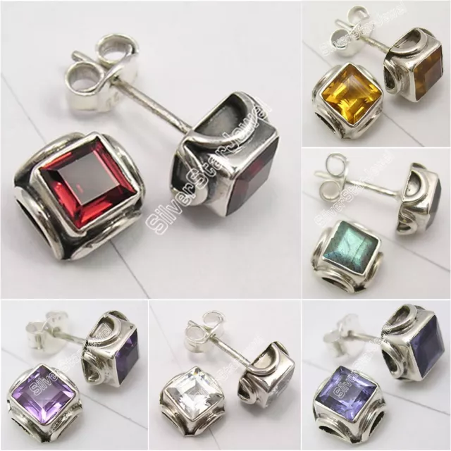 925 Sterling silver SMALL Stud Post Earrings ! Unique Christmas Gifts Jewelry
