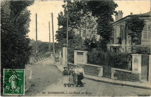 CPA Suresnes Le Pont de Bois (1314927)