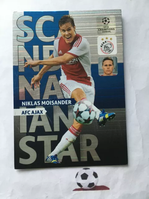 Adrenalyn Panini CL 13/14 Scandinavian Star Moisander Adrenalyn NORDIC EDITION