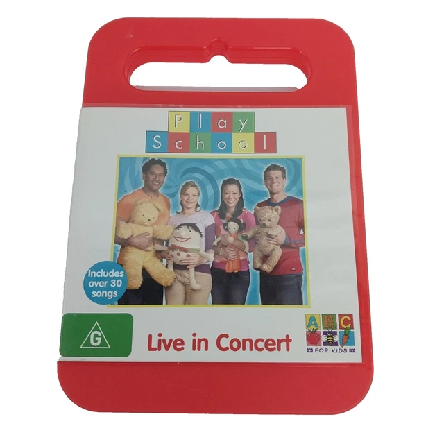 PLAY SCHOOL - Live In Concert DVD 2005 ABC Kids Region 4 PAL