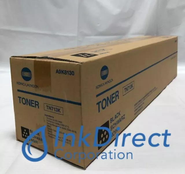 Genuine Konica Minolta A9K8130 TN-713K TN713K  Toner Cartridge Black BizHub C659