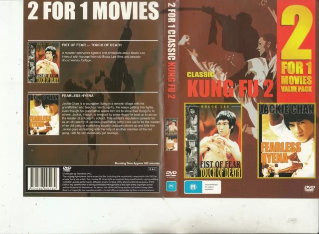 Fist of Fear Touch of Death-1980 & Fearless Hyena-Classic Kung Fu-Movie C-KF-DVD