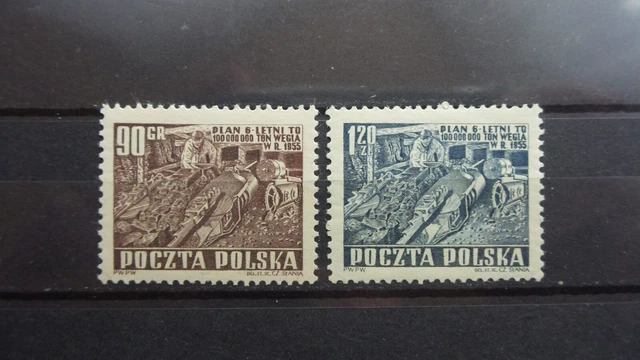 Polen 1951 / Kat. Fischer Nr. 577 - 578  Postfrisch / MNH (**)
