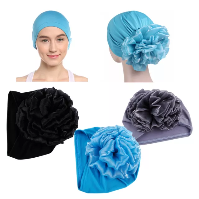 Women Muslim Flower Hair Loss Head Wrap Scarf Hijab Turban Cap Chemo Hat Cover