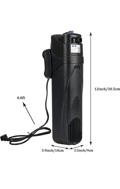 Aquarium Filter Sun JUP-01 for 40-80 Gallon Tank Clear, U-V Fish Tank