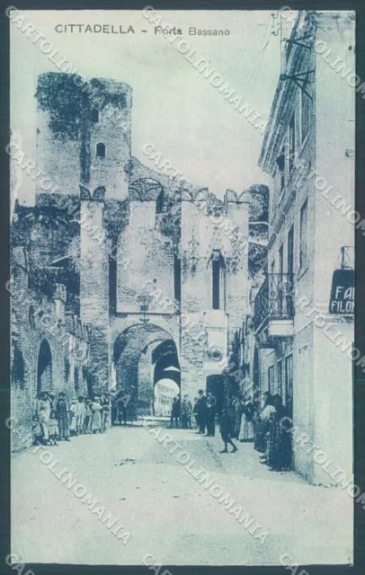 Padova Cittadella Porta Bassano cartolina JK1922