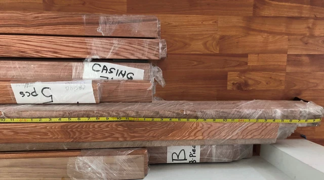 Window/Door Casing 1/2" x 2-1/4" Finished Solid OAK Hardwood Moulding Trim 2