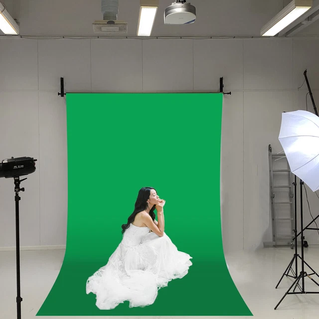 3M PHOTOGRAPHY STUDIO Background White/Green Screen Backdrop Photo £6. ...