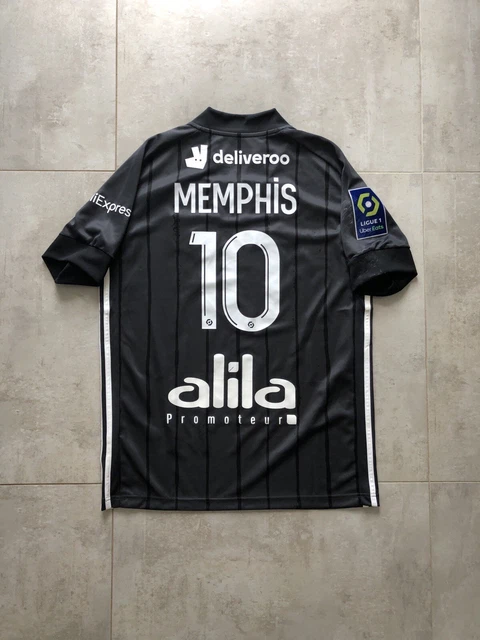 Maillot Porté Memphis Depay OL Vs Nantes