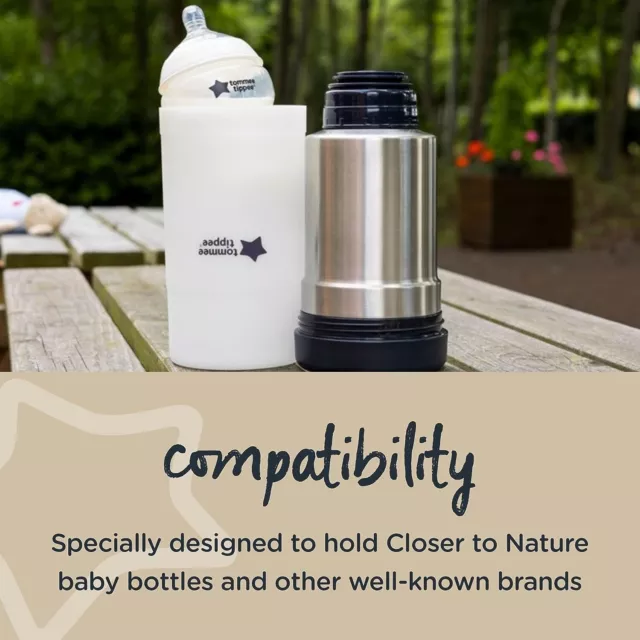 Tommee Tippee Closer Nature Portable Travel Baby Bottle Warmer Compact BPA Free 3