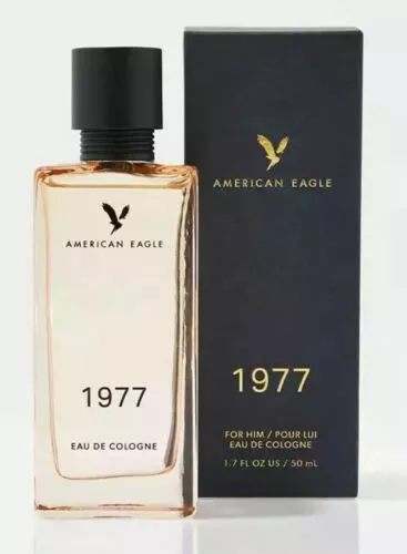 AEO American Eagle 1977 Men's Eau De Cologne Spray 1.7 Oz Sealed Box