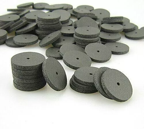 Dental Diamond polishing Wheels Rubber Lab Silicon Polisher 100 Pc Box Free Ship