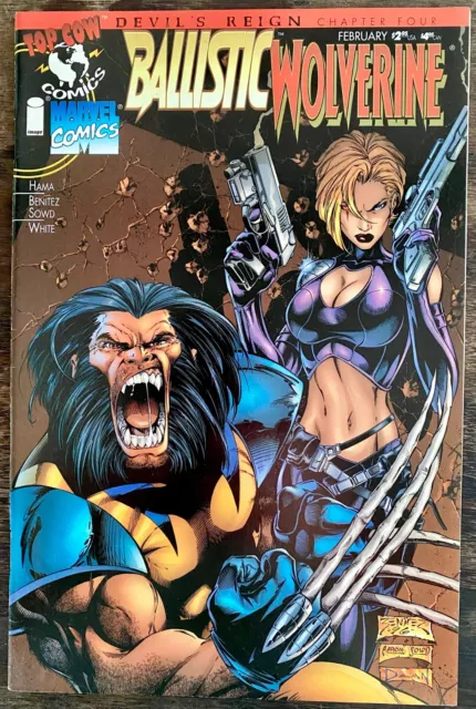 Devils Reign Chapter 4 - Ballistic/ Wolverine - (1997- Marvel/Top cow/Image) -VF
