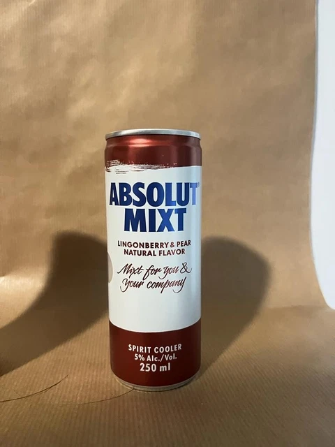 ABSOLUT VODKA LIMITED Edition MIXT CAN LINGONBERRY & PEAR 0,250L EUR 10 ...