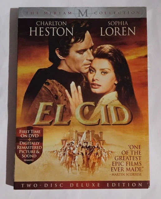 charlton heston  EL CID  sophia loren  DVD  two disc deluxe edition