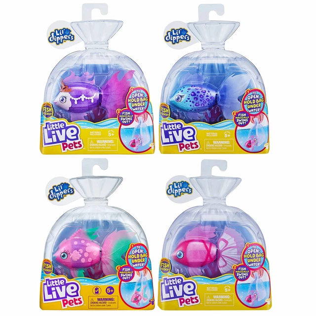PICK YOUR FAVE Little Live Pets Lil' Dippers Interactive Toy Fish £16