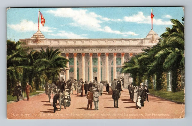 San Francisco CA- California, Southern Pacific Building, Vintage Postcard