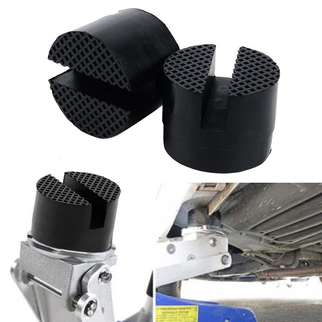 2 X Wagenheber Gummiauflage für BMW Mercedes Mini Gummiklotz Jack Pad Hebebühne