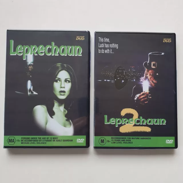 Leprechaun 1-2 DVD Collection (1992-1994, 2-Disc) Region Free (Warwick Davis,