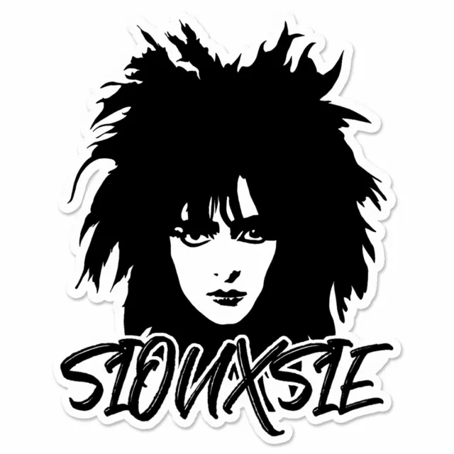 Siouxsie Sioux and the Banshees goth Punk Vinyl Sticker