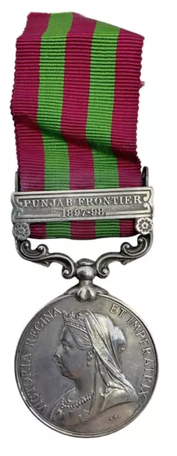 British India General Service Medal Surgeon Major Clement Mallins Full Size