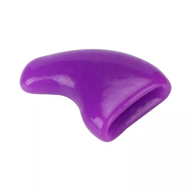 Cubierta de uñas púrpura M 100 piezas PVC suave mascota gato pata garra tapa accesorio de aseo Sg5