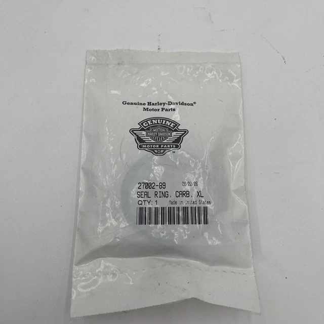 GENUINE OEM HARLEY DAVIDSON Carb to Main Seal | 27002-89 MADE IN USA
