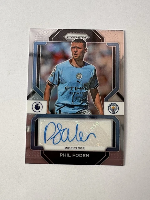 2021-22 Prizm PL Phil Foden 頂く Choice Auto