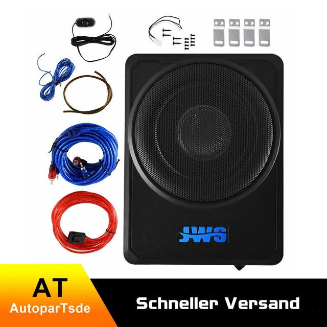 OPTION PULSE-6BRA Aktiv Subwoofer - 16cm Bassreflex Mit Plug & Play ISO Anschluss