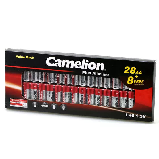 36 Stück Camelion AA Mignon LR6 Plus Alkaline Batterie Alkaline Batterien