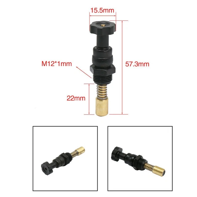 Bobina accessori per carburatore I/II/II interruttore a pistone interruttore interruttore gas black