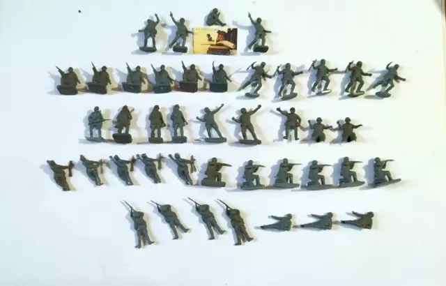 soldatini Toy Soldiers Airfix Russi WWII plastica scala H0 #ivg1