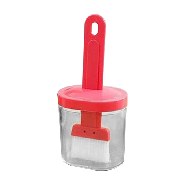 (12)Silicone Oil Bottle Brush Reusable Oil Brush Integrated Oil Bottle Food