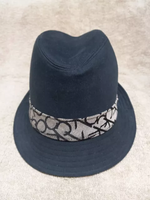 Calvin Klein Black Fedora Hat One Size