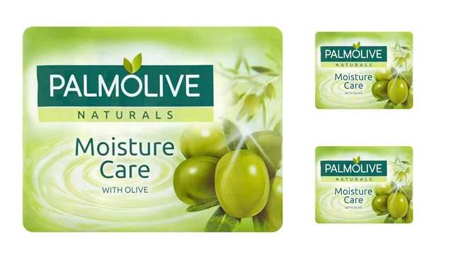 PALMOLIVE NATURALS SOAP Moisture Care With olive and milk 3 x 90g Bars