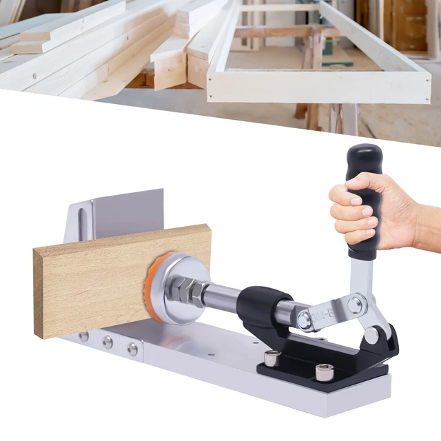 Pocket Hole Jig Kit Professional All-Metal Pocket Screw Dowel Drill Joinery Kit