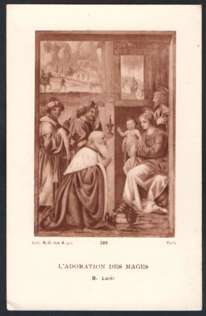 Antico Santino de la Sagrada Familia image pieuse estampa holy card