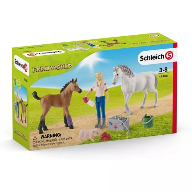 Schleich Farm World Business Of Veterinary for La Mare And The Poulain 42486