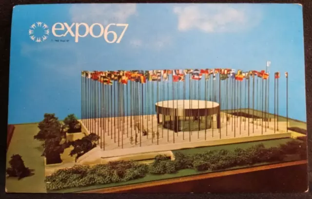 CANADA Montreal expo 67 Pavilion on the United Nations postcard