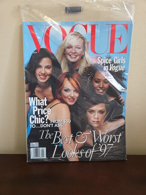 SPICE GIRLS - VOGUE Magazine January 1998 - BRAND NEW Vintage