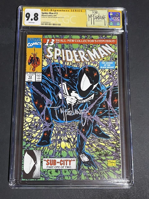 Spider-Man #13 (1991 Marvel Comics) Signed Todd McFarlane 1st Print CGC 9.8