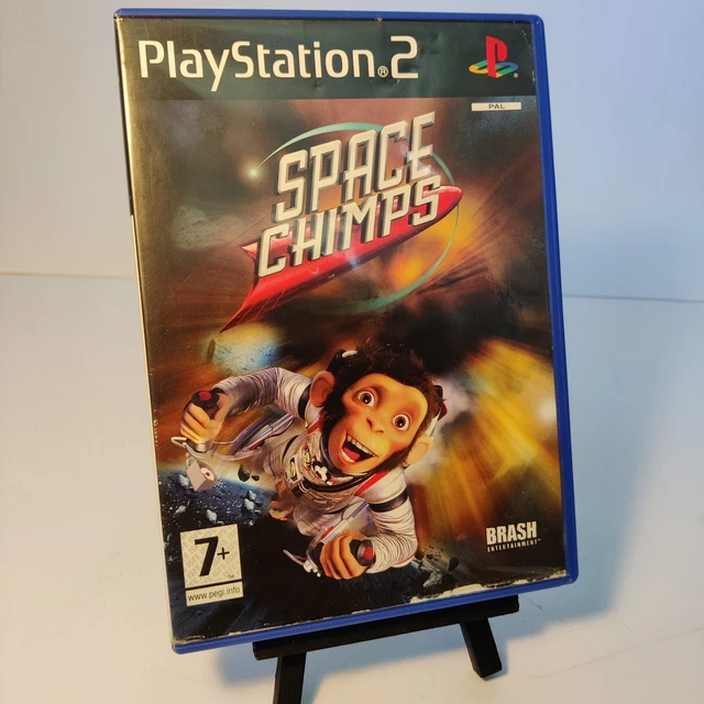 Jeu PS2 Les Chimpanzés De L'Espace - Bon état, Complet Avec Boîtier Et Instructions