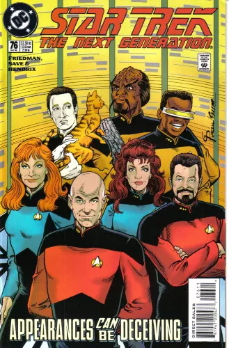 Star Trek: The Next Generation Comic Book #76 DC Comics 1995 VERY HIGH GRADE NEW
