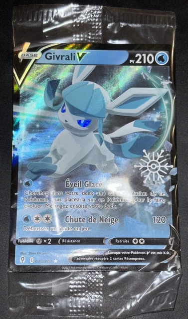 Glaceon V - 040/203 - Carta Ultra Rara Pokémon Spada E Scudo - Cieli In Evoluzione