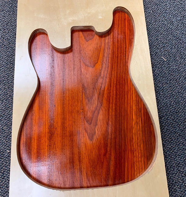 Beautiful Electric Guitar Body Blank PADAUK, 2 Piece Glued, FREE SHIPPING!