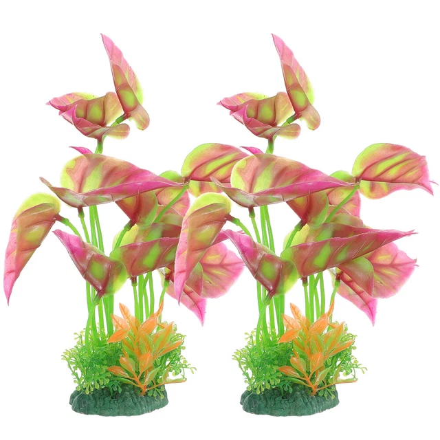 2 pcs aquarium aménagement paysager aquarium décoration botanique décor
