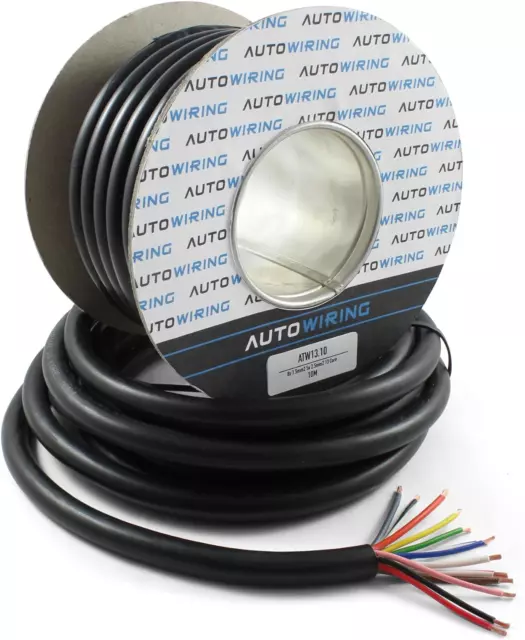 Autowiring 13 CORE Cable HEAVY DUTY 12v 24v Wire Caravan Trailer LED Bulb Lights